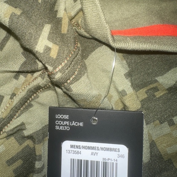 UNDER ARMOUR PROJECT ROCK VETERAN'S DAY CAMO SHIRT 1373584-346 THYME/KHAKI XL L - Picture 3 of 7